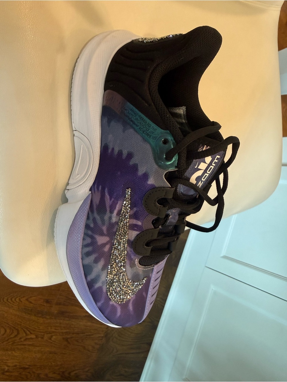 Nike x Naomi Osaka Court Air Zoom GP Turbo 'Tie Dye Purple - Picture 2 of 5